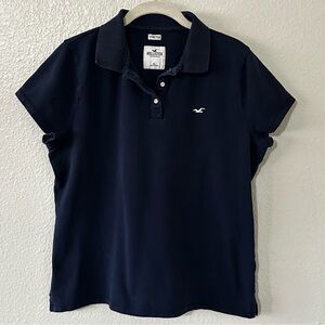 Hollister |  Navy Polo Shirt, Size XL